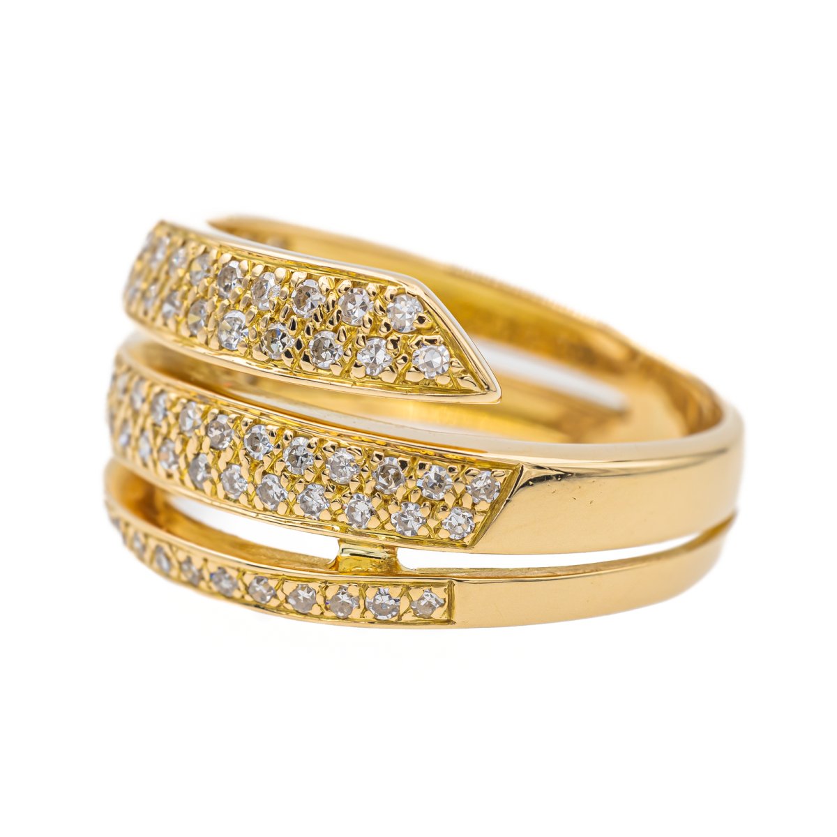 Bague Or jaune Diamant - Castafiore