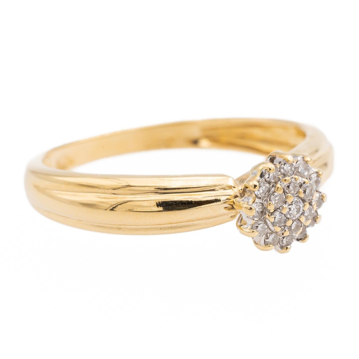 Bague or jaune Diamant - Castafiore