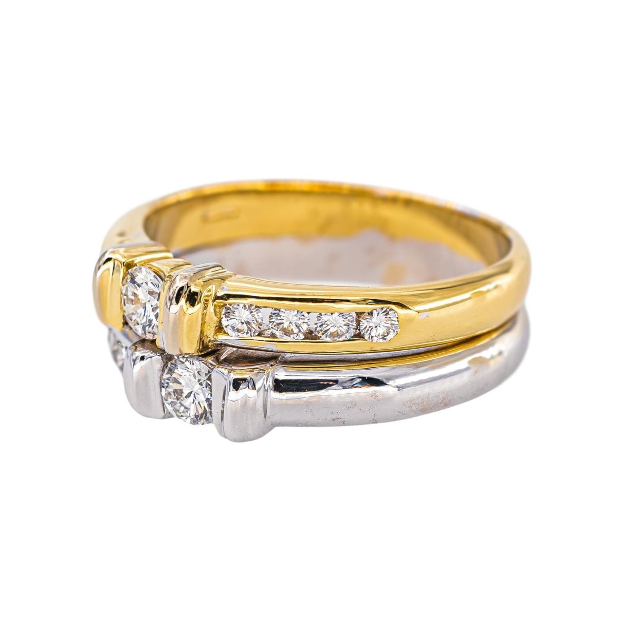 Bague Or jaune Diamant - Castafiore