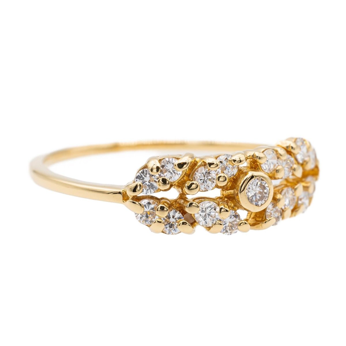 Bague Or jaune Diamant - Castafiore