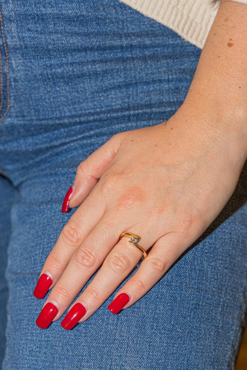Bague Or jaune Diamant - Castafiore