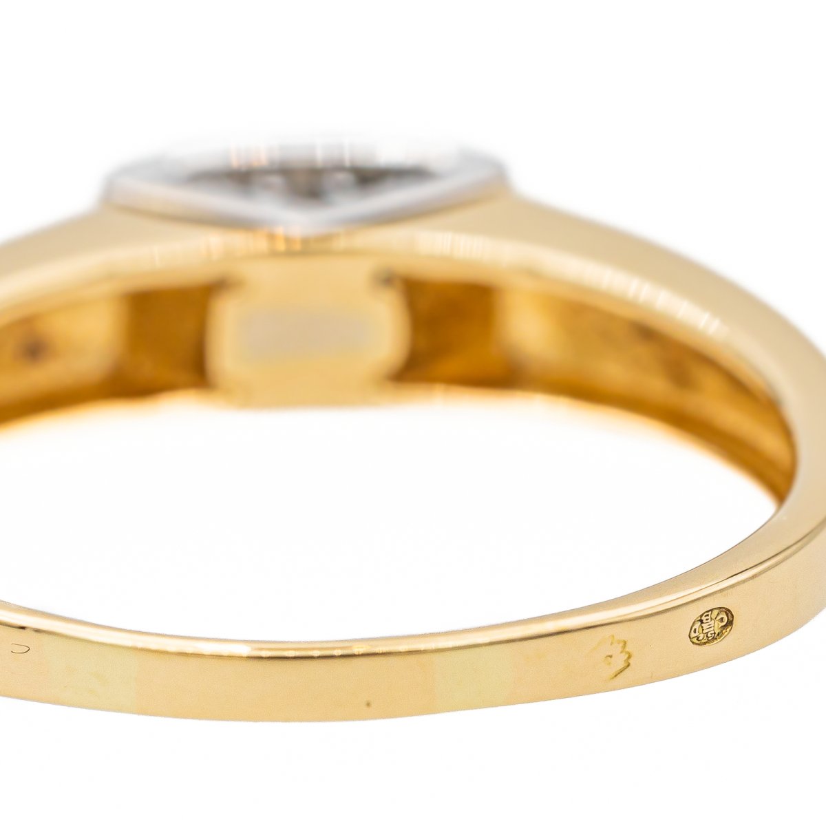 Bague Or jaune Diamant - Castafiore