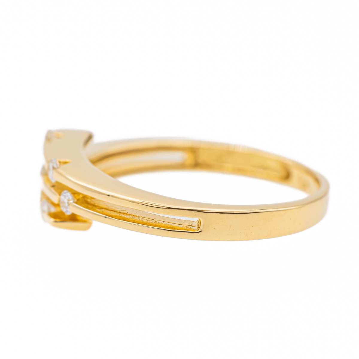 Bague Or jaune Diamant - Castafiore