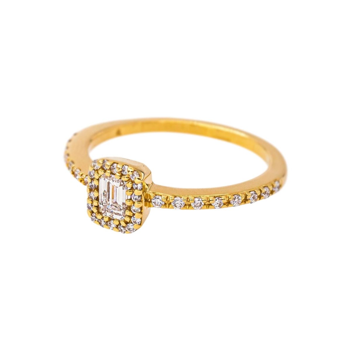 Bague Or jaune Diamant - Castafiore