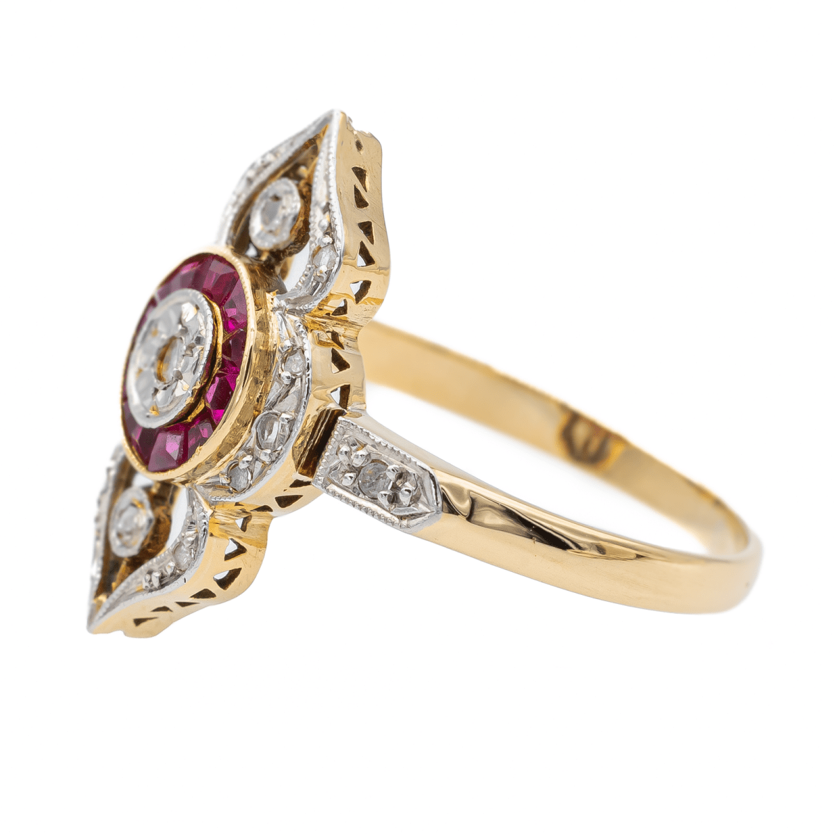 Bague Or jaune Diamant - Castafiore