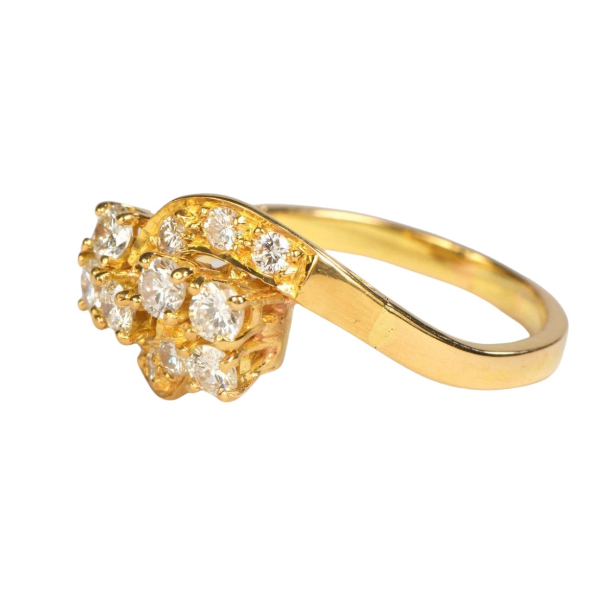 Bague Or jaune Diamant - Castafiore