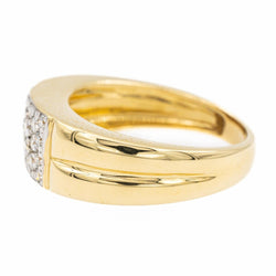 Bague Or jaune diamant - Castafiore