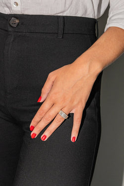 Bague Or jaune Diamant - Castafiore