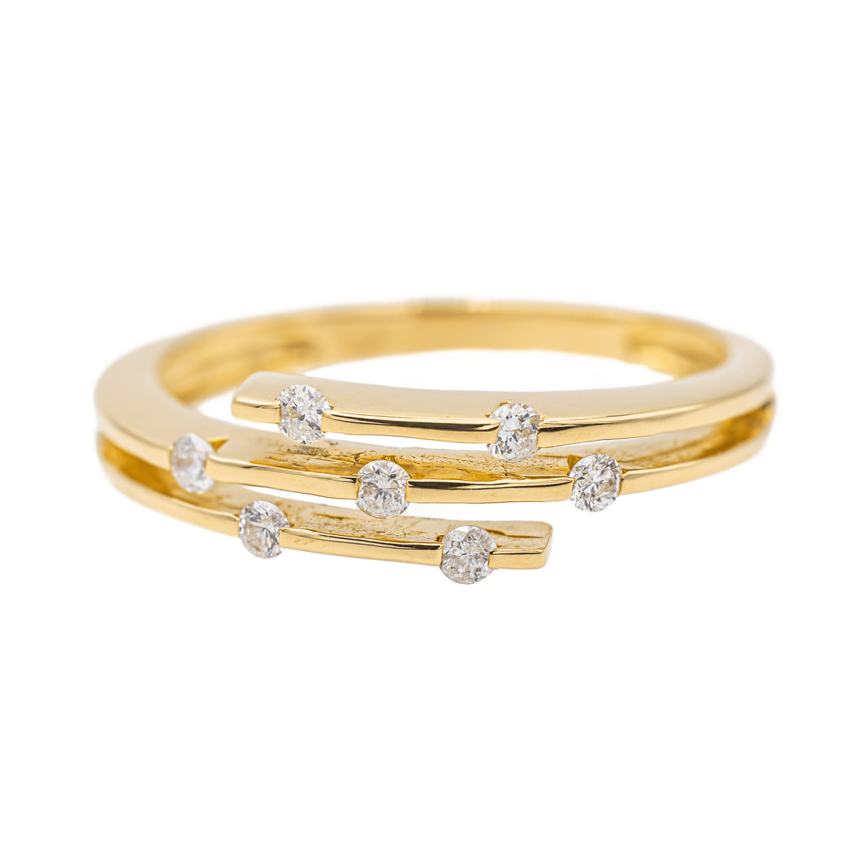 Bague Or jaune Diamant - Castafiore