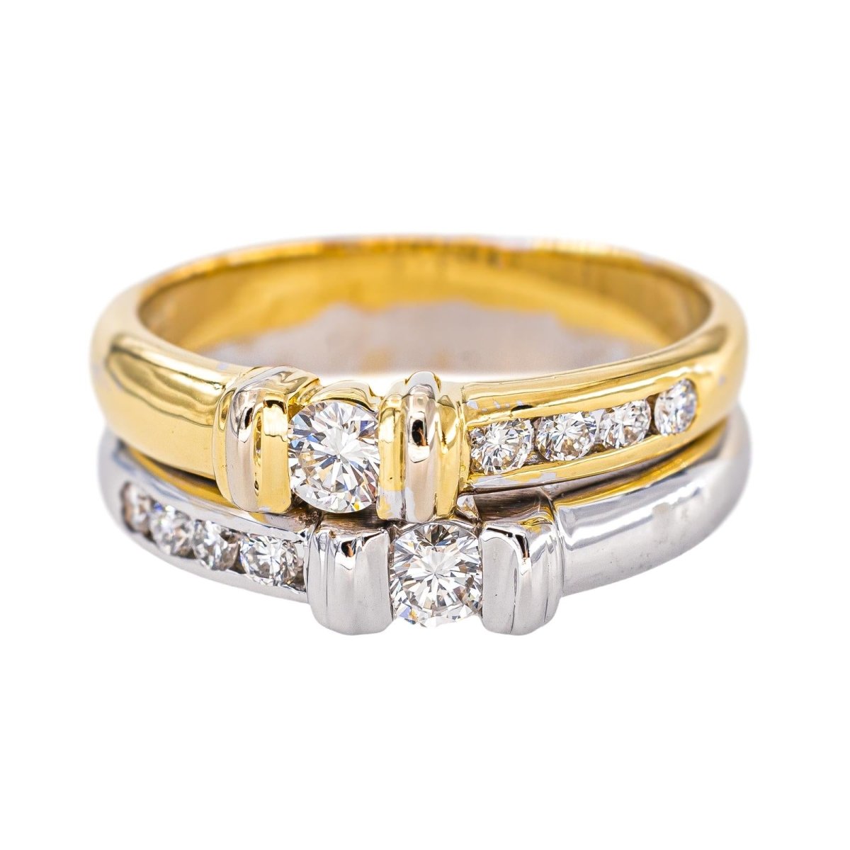 Bague Or jaune Diamant - Castafiore