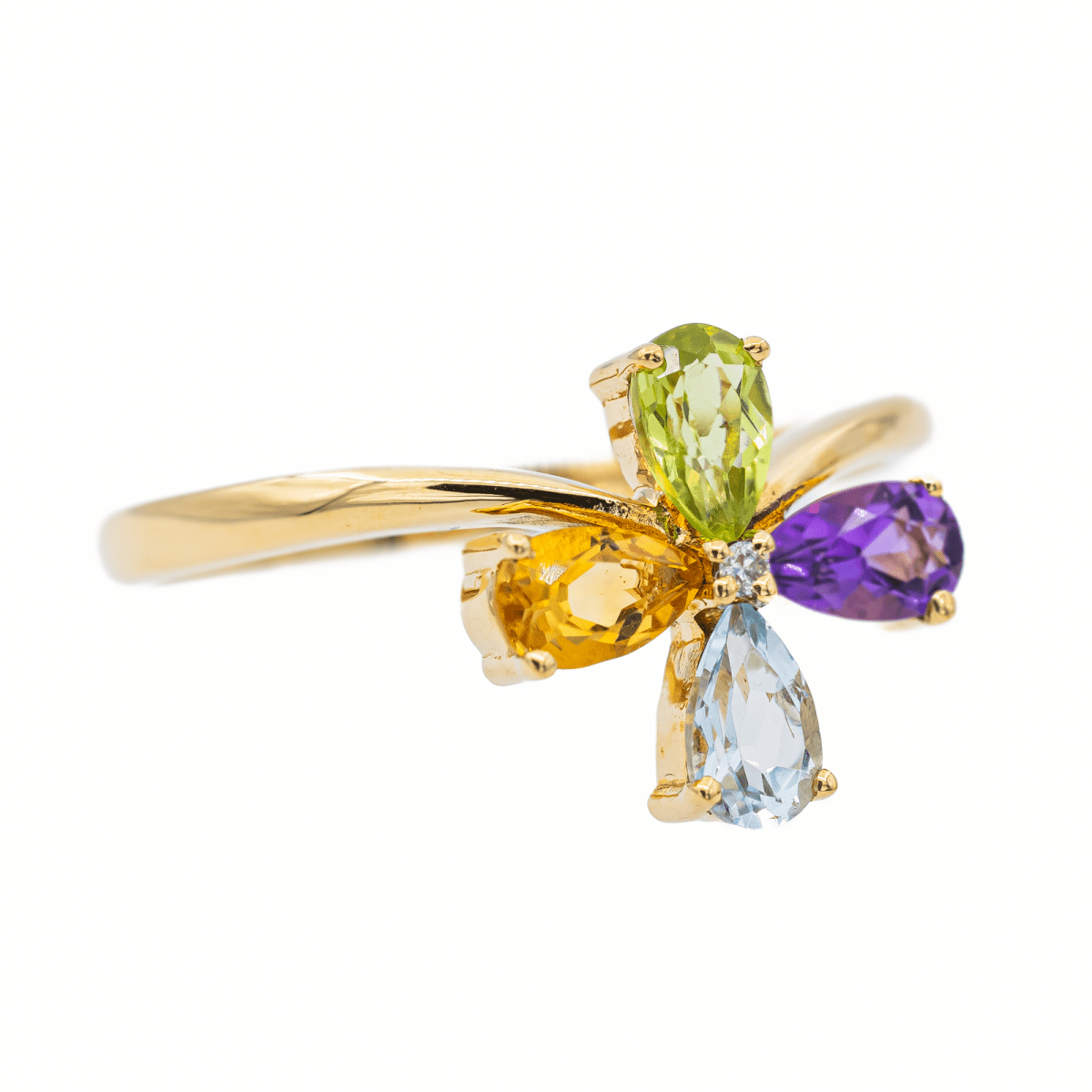 Bague Or jaune Diamant - Castafiore