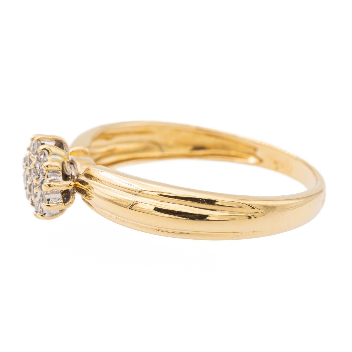 Bague or jaune Diamant - Castafiore