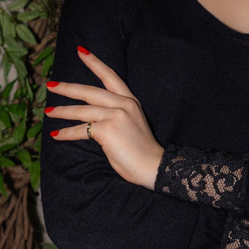 Bague Or jaune Diamant - Castafiore