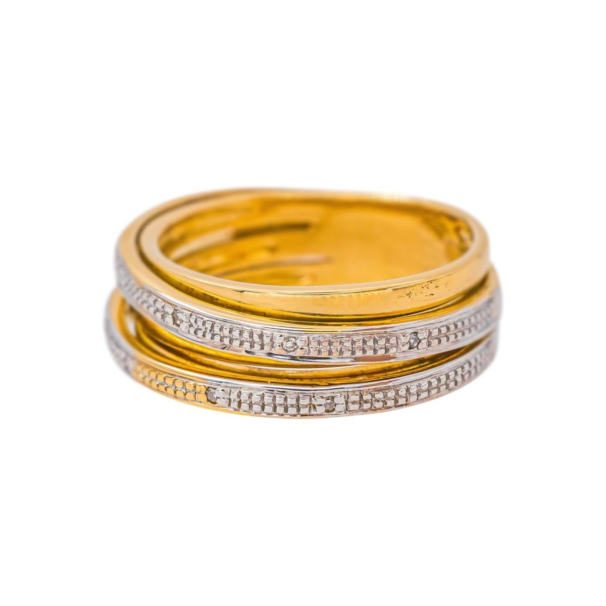 Bague Or jaune Diamant - Castafiore