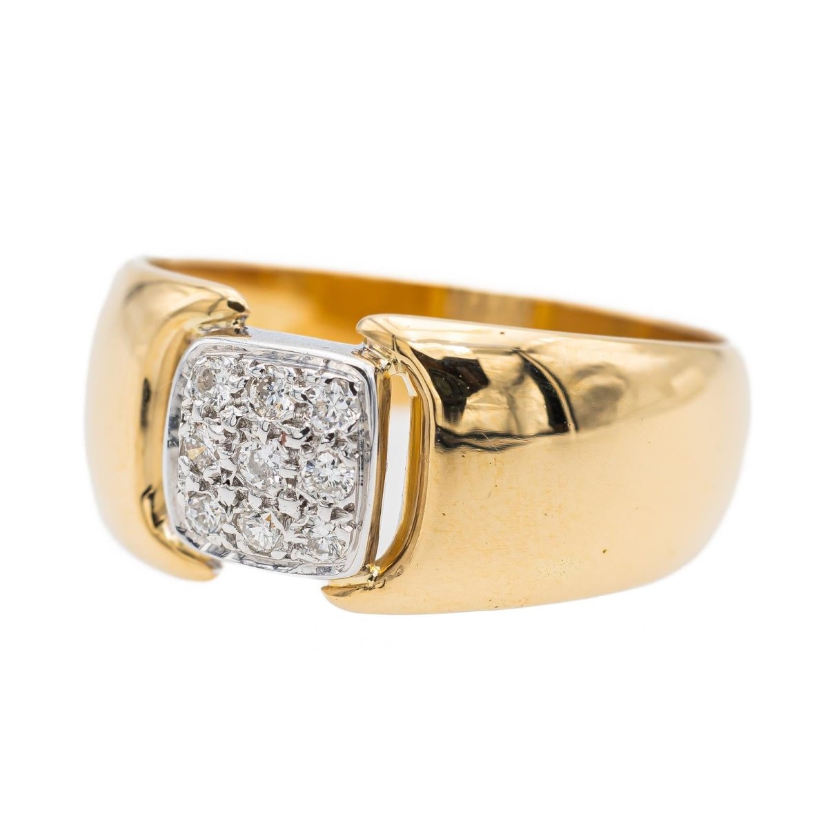 Bague Or jaune Diamant - Castafiore