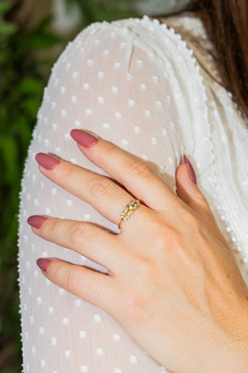 Bague Or jaune Diamant - Castafiore