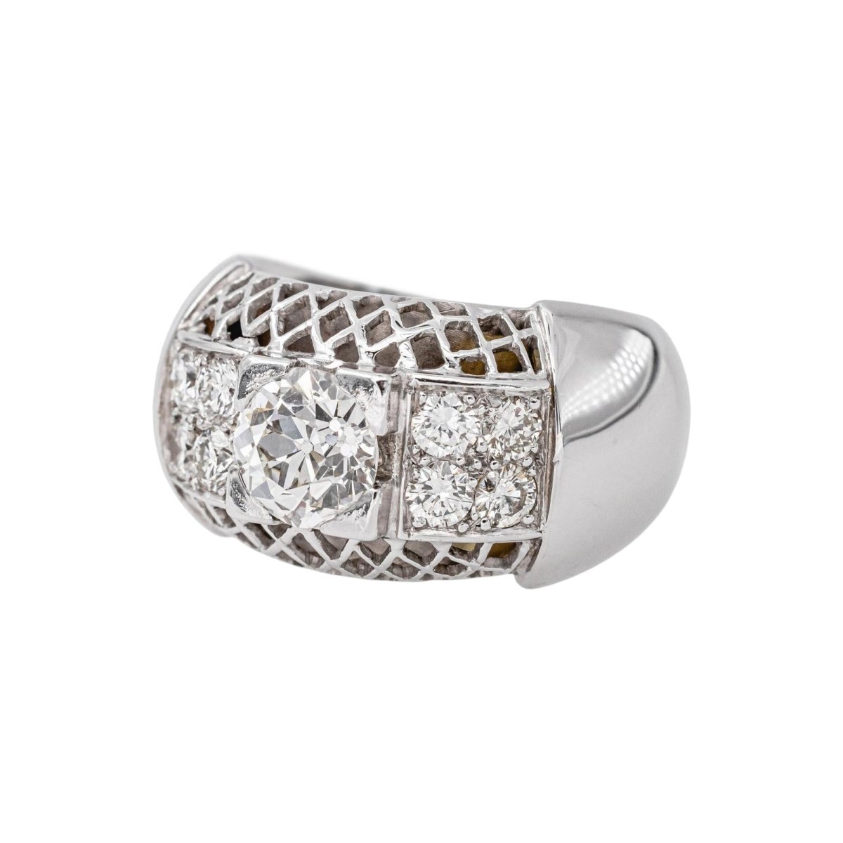 Bague Or jaune Diamant - Castafiore