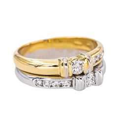 Bague Or jaune Diamant - Castafiore