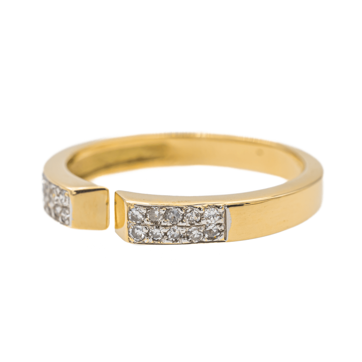 Bague Or jaune Diamant - Castafiore