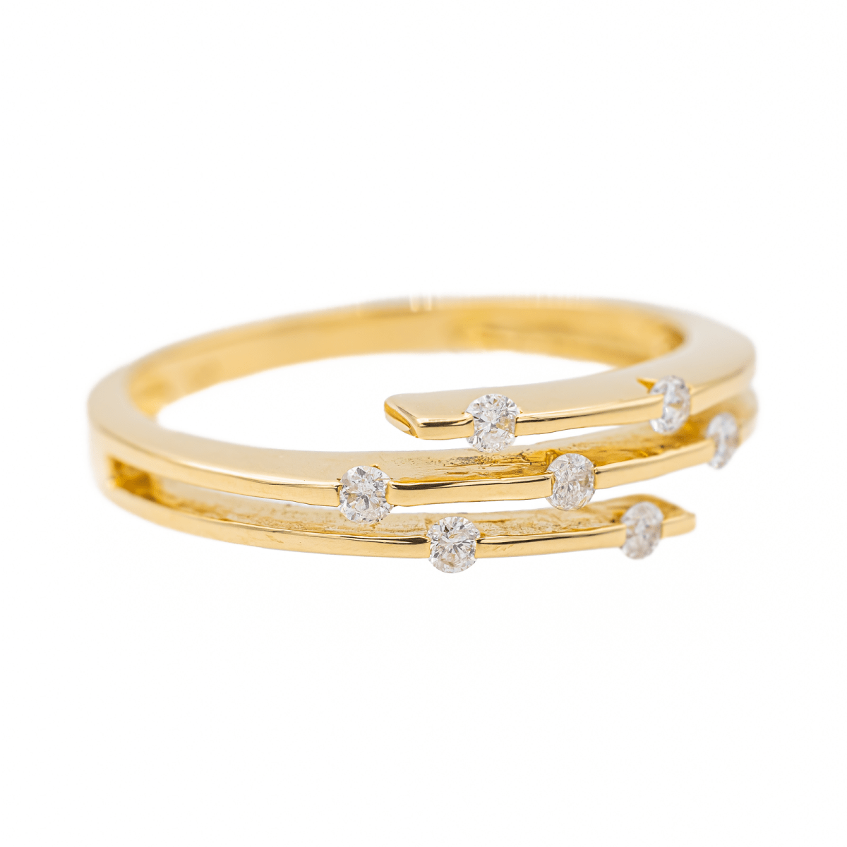 Bague Or jaune Diamant - Castafiore