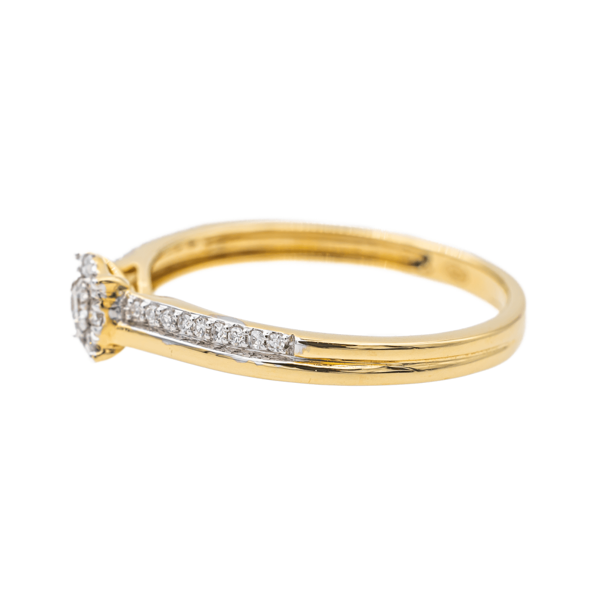Bague Or jaune Diamant - Castafiore