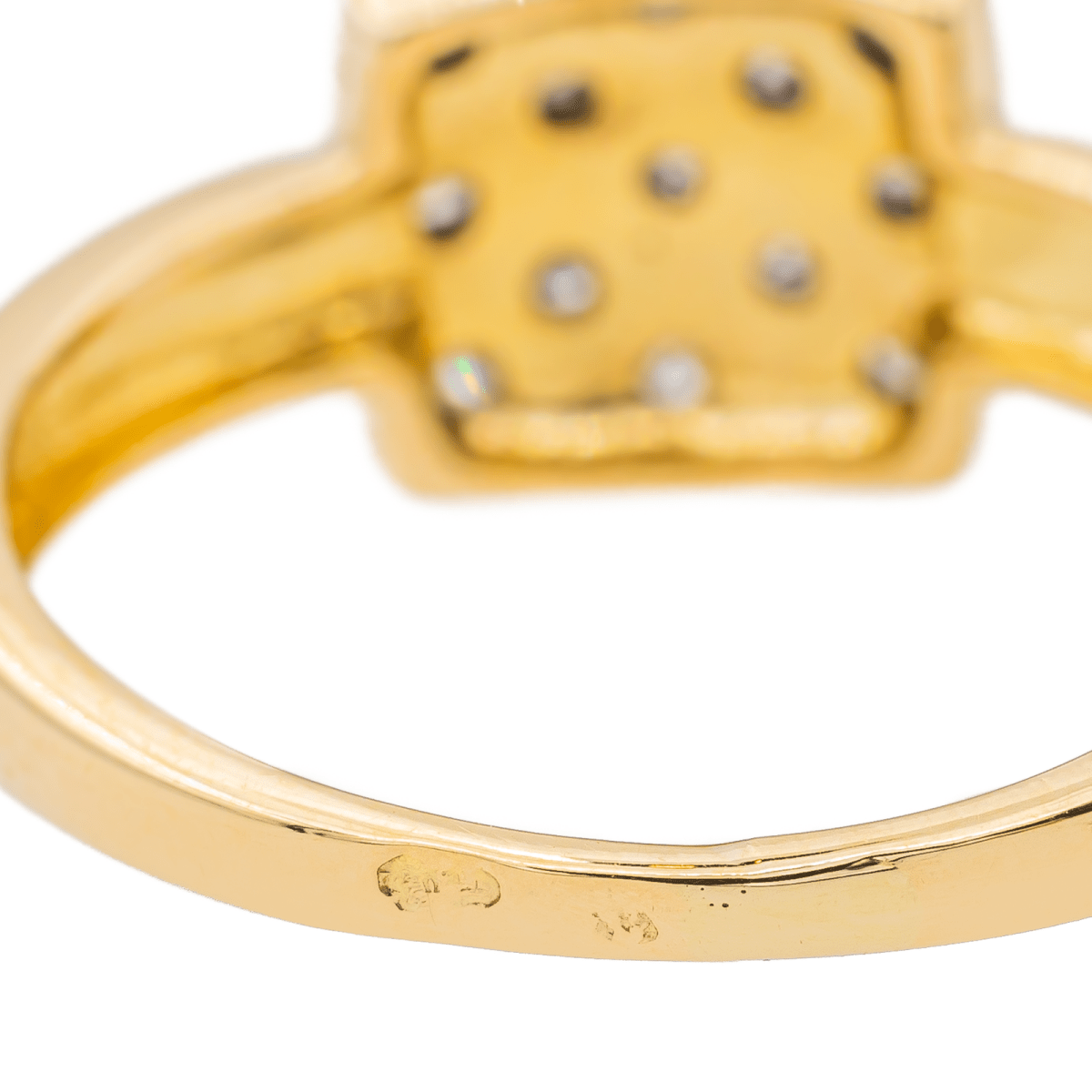 Bague Or jaune Diamant - Castafiore