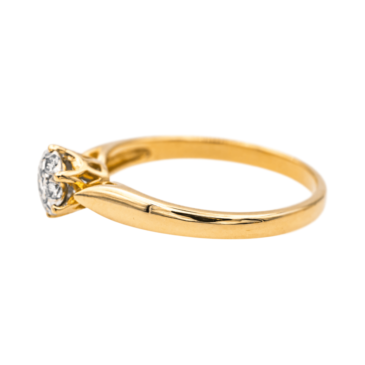 Bague Or jaune Diamant - Castafiore