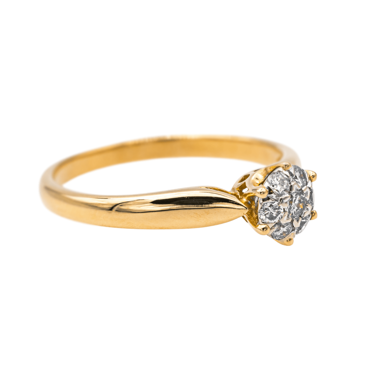 Bague Or jaune Diamant - Castafiore