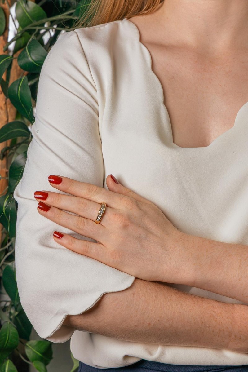 Bague Or jaune Diamant - Castafiore
