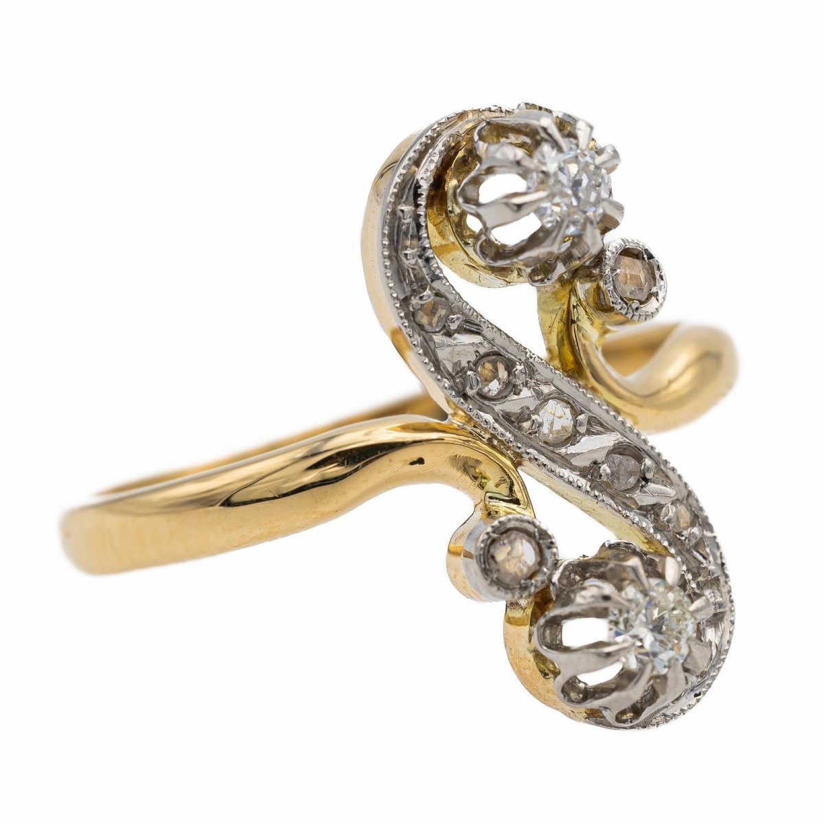 Bague Or jaune Diamant - Castafiore