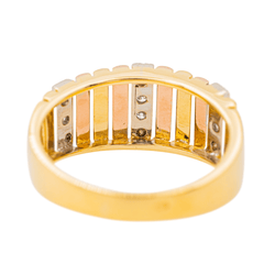 Bague Or jaune Diamant - Castafiore