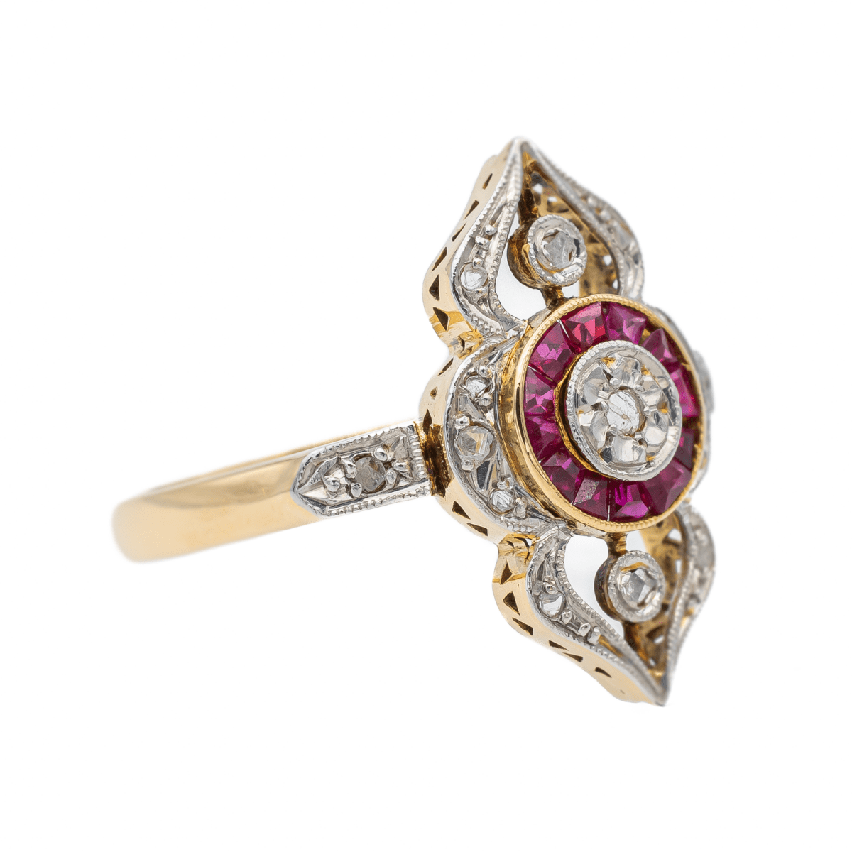 Bague Or jaune Diamant - Castafiore