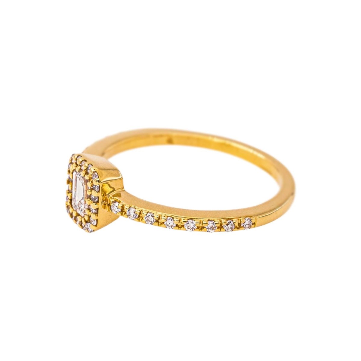 Bague Or jaune Diamant - Castafiore