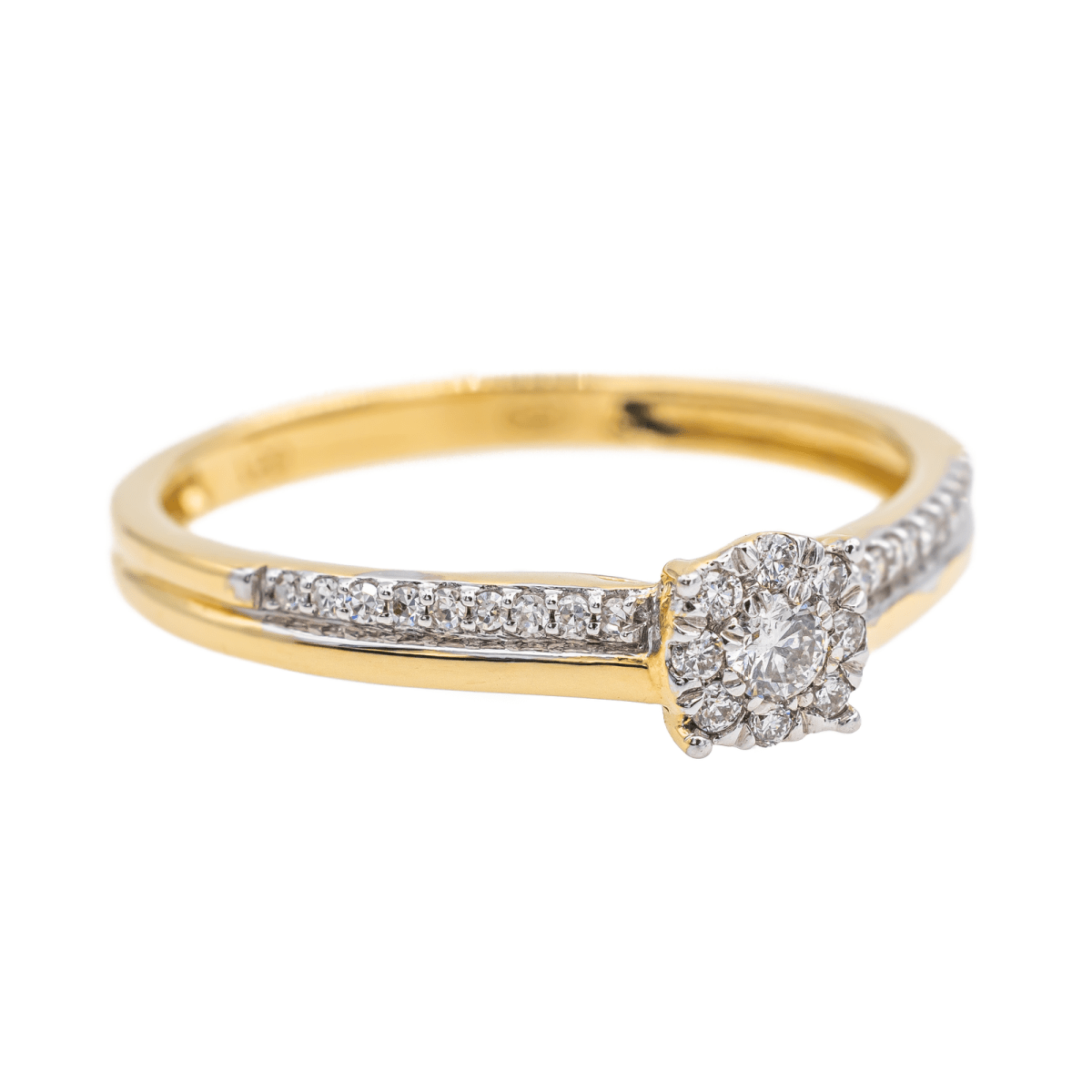 Bague Or jaune Diamant - Castafiore