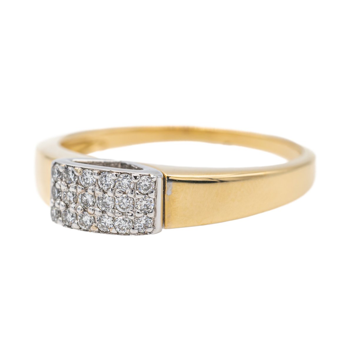 Bague Or jaune Diamant - Castafiore