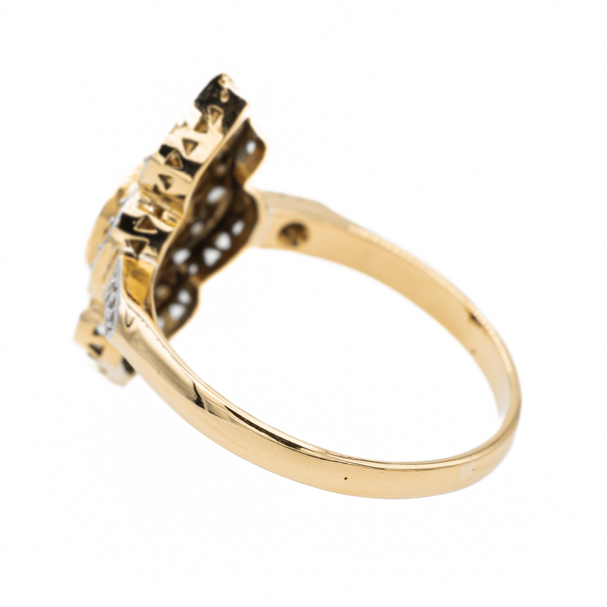 Bague Or jaune Diamant - Castafiore