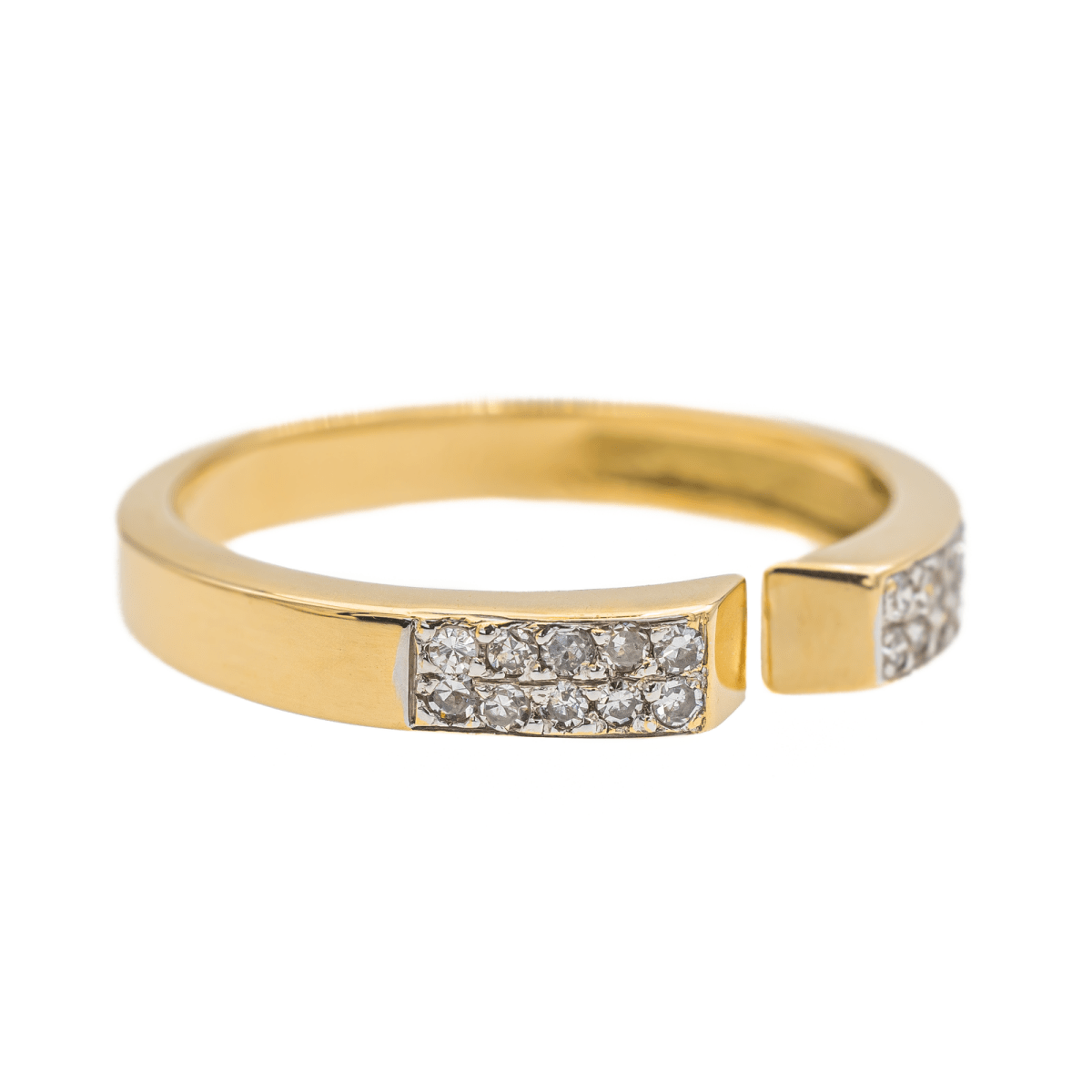 Bague Or jaune Diamant - Castafiore