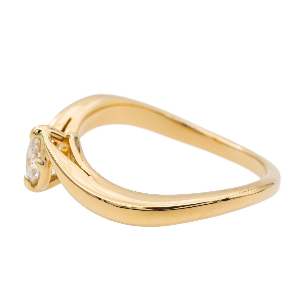 Bague Or jaune Diamant - Castafiore