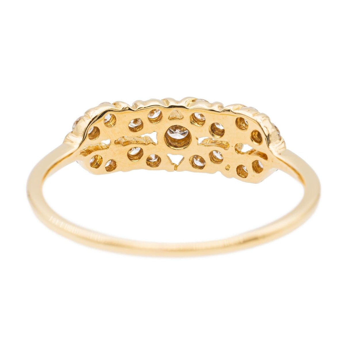 Bague Or jaune Diamant - Castafiore