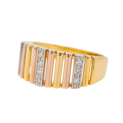 Bague Or jaune Diamant - Castafiore