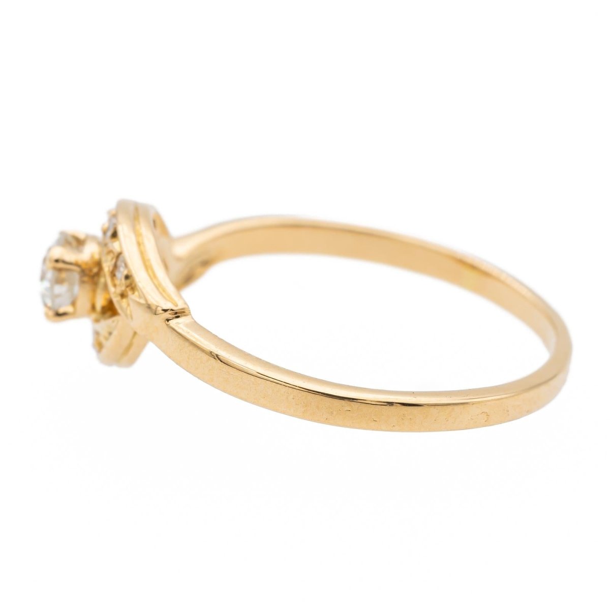 Bague Or jaune Diamant - Castafiore