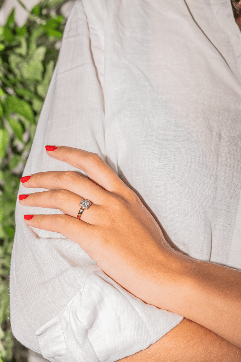 Bague Or jaune Diamant - Castafiore