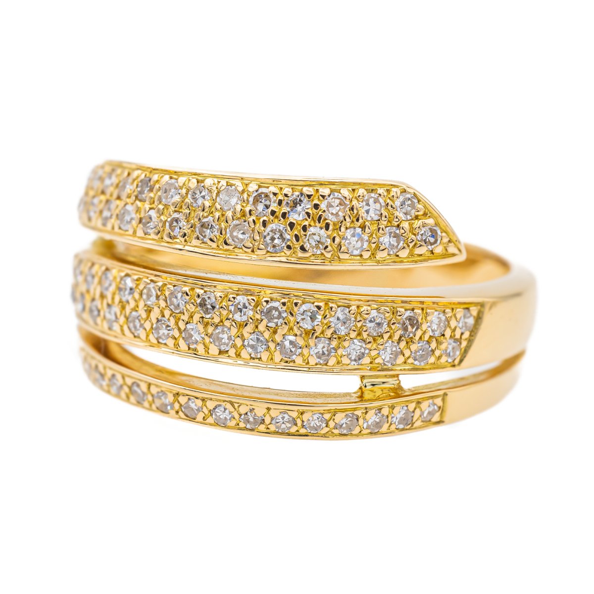 Bague Or jaune Diamant - Castafiore