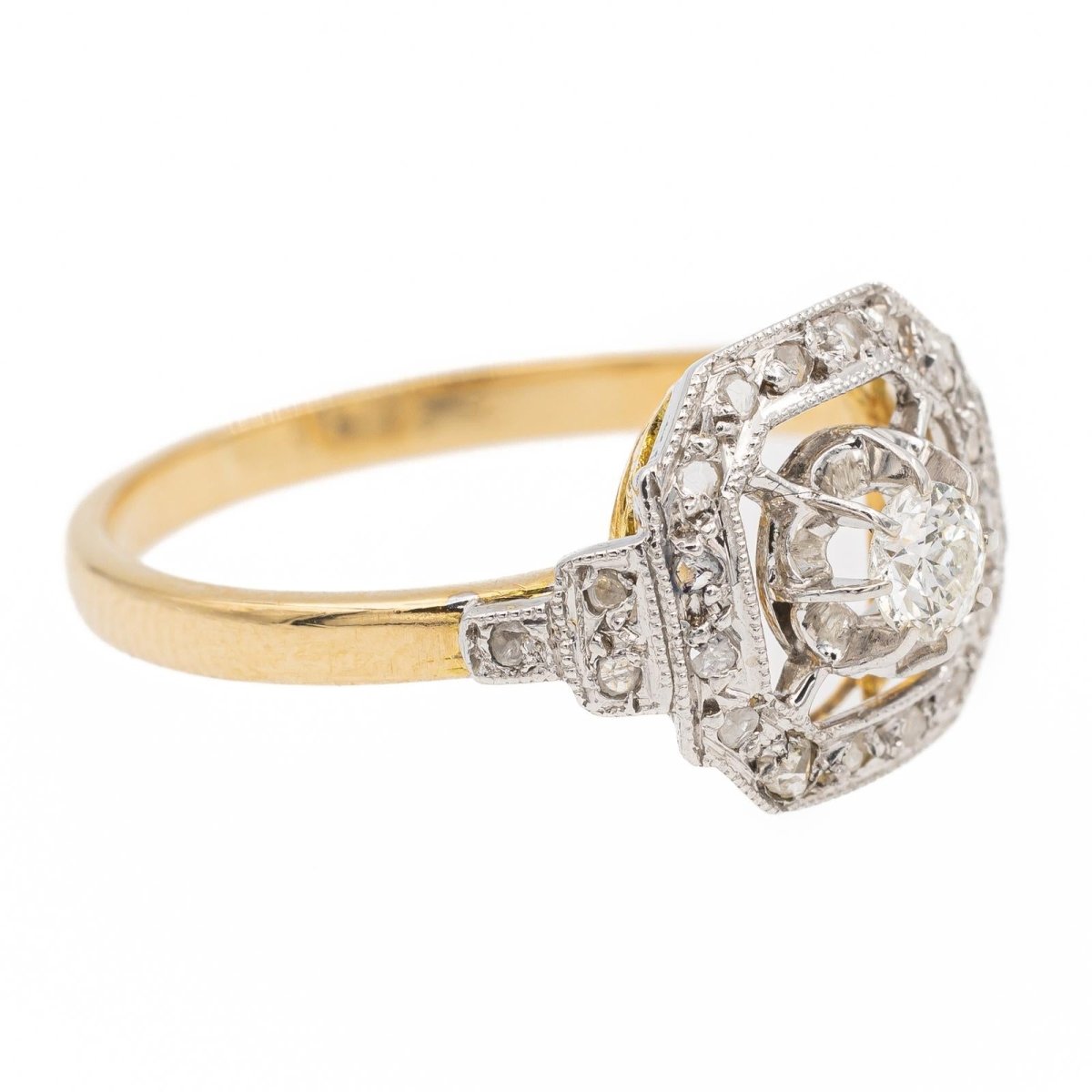 Bague Or jaune Diamant - Castafiore