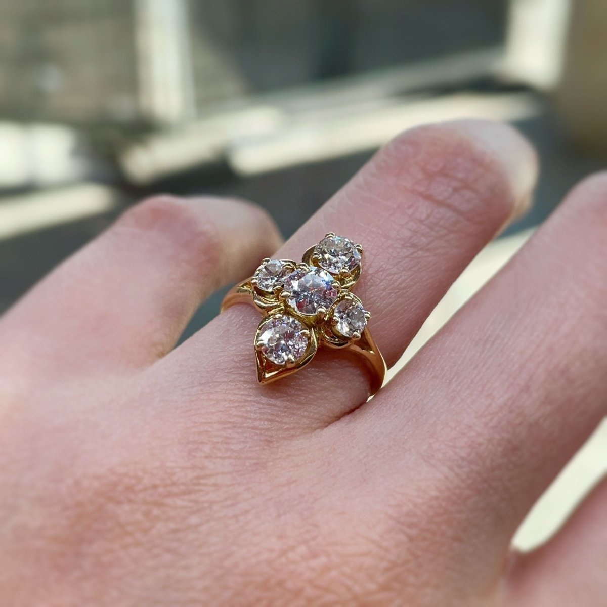 Bague - Or jaune & Diamants - Castafiore