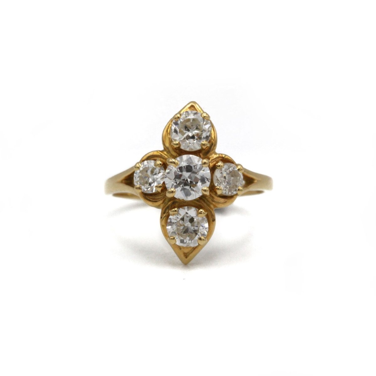 Bague - Or jaune & Diamants - Castafiore