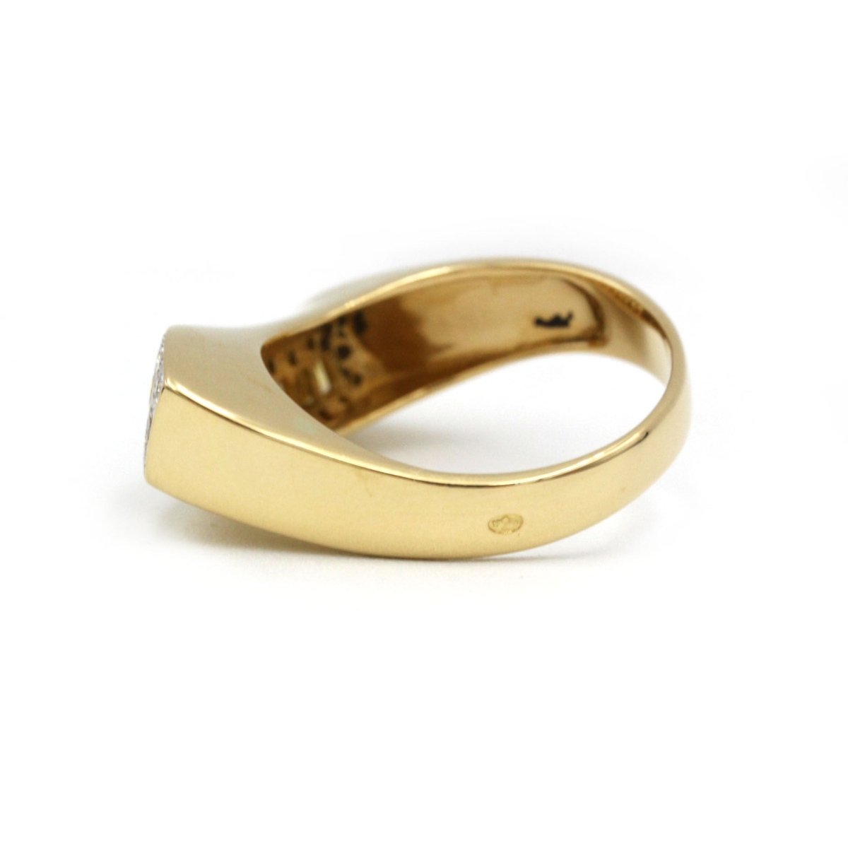 Bague - Or jaune, Diamants & Saphirs Jaunes - Castafiore