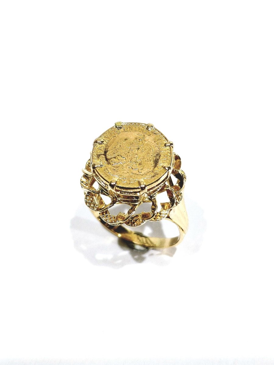 Bague or jaune Dos Pesos - Castafiore