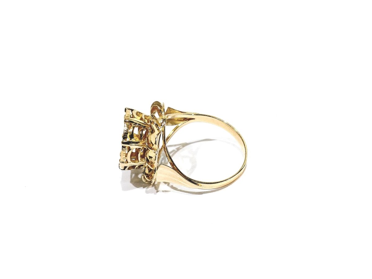 Bague or jaune Dos Pesos - Castafiore