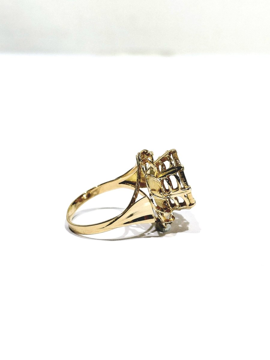 Bague or jaune Dos Pesos - Castafiore